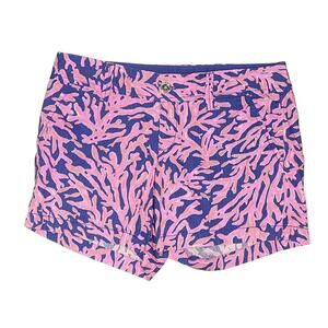 Lilly Pulitzer Printed Pink Coral Shorts Size 4
